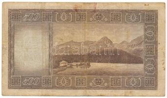 Csehszlovákia 1946. 500K T:VG Czechoslovakia 1946. 500 Korun C:VG Krause P#73