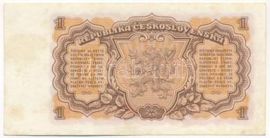 Csehszlovákia 1953. 1K T:AU folt Czechoslovakia 1953. 1 Koruna C:AU spotted Krause P#78