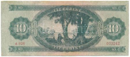 1947. 10Ft "A 806 073242" T:VG
Hungary 1947. 10 Forint "A 806 073242" C:VG
Ada...