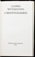 Ludwig Wittgenstein: A bizonyosságról. Ford., az utószót és a jegyzeteket írta: Neumer Katalin. Bp.,...