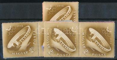 1952 Olimpia I. - Helsinki 5 db sor (10.000)