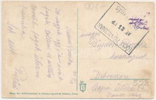 1918 Lőcse, Levoca; Csáky ház / mansion (EB)