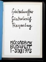 Hundertwasser: Regentag. Műcsarnok Budapest 1-31 XII 1978. [A könyv gerincén Hundertwasser Haus der ...
