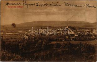 1909 Korpona, Krupina; látkép. Ruzsinák Antal kiadása / general view (fl)