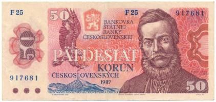 Csehszlovákia 1987. 50K T:F Czechoslovakia 1987. 50 Korun C:F