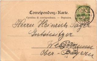 1900 Abbazia, Opatija; Südlicher Strandweg