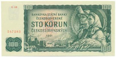 Csehszlovákia 1961. 100K T:AU Czechoslovakia 1961. 100 Korun C:AU Krause P#91