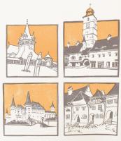 Székely András: Kós Károly. Bp., 1979, Corvina (Offset-ny.), 12 p.+12 t. Kós Károly grafikai munkáss...