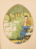 Kopp-Römhildt, Gertrud: :Osterhasen-Schabernack. Ein Osterbilderbuch. Esslingen und München, 1930. S...