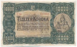 1923. 10.000K "Orell Füssli Zürich" nyomdahely jelöléssel "C 58 037054" T:F restaurált Adamo K42