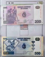 33db-os vegyes afrikai bankjegy gyűjtemény dekoratív, négygyűrűs, bordó műbőr "NUMIS Leuchtturm...