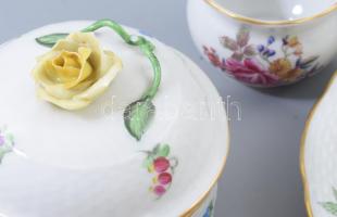 Herendi 5 darab tárgy + alj, közte sérült