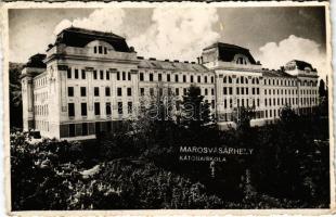 1942 Marosvásárhely, Targu Mures; katonaiskola / military school. Körtesi photo (EK)