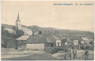 1917 Retteg, Reteag; Református templom / Calvinist church (EK)