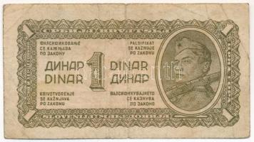 Jugoszlávia 1944. 1D T:F Yugoslavia 1944. 1 Dinar C:F Krause P#48