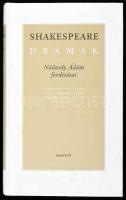 Shakespeare Drámák. [1. kötet]: Tévedések vígjátéka, Szentivánéji álom, A makrancos hölgy, Hamlet. Fordította és jegyzetekkel ellátta: Nádasdy Ádám. Bp., 2001, Magvető. Kiadói kartonált papírkötés.