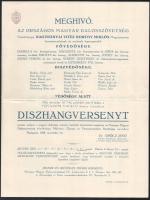 ca 1927 Magyar Cserkésszövetség beszámoló levél angliai jamboreeról + Magyar dalosszövetség meghívó hangversenyre