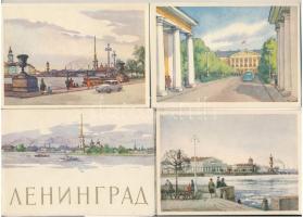 Szentpétervár - 10 modern képeslap tokban / Saint Petersburg (Leningrad) - 10 modern postcards in case