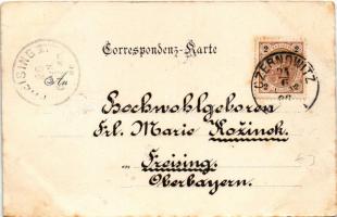 1898 (Vorläufer) Chernivtsi, Czernowitz, Cernauti, Csernyivci (Bukovina, Bucovina, Bukowina); Erzbis...