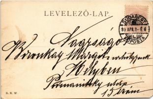 1899 (Vorläufer) Lóverseny. Takáts Béla kiadása / horse race (EM)