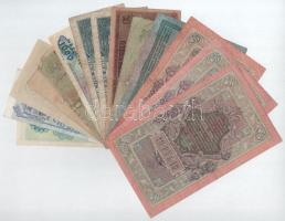 14db-os vegyes osztrák, német, ecuadori, indonéz és orosz bankjegytétel T:F-G
14pcs mixed banknote ...