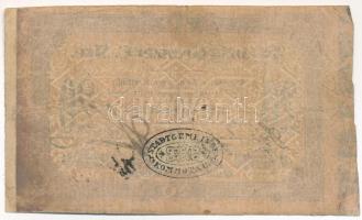 Csehország / Történelmi tartomány / Komotau 1849. 20kr városi szükségpénz T:F Bohemia / Komotau (Cho...