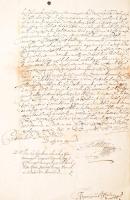 1708 II. Rákóczi Ferenc fejedelem levele egyik vármegyének, a kurucok számára katasztrofális vereség...