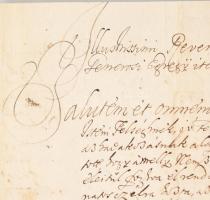 1708 II. Rákóczi Ferenc fejedelem levele egyik vármegyének, a kurucok számára katasztrofális vereség...