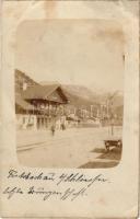 1912 Fischbachau (b. Schliersee), Bahnhof / railway station. photo (EB)