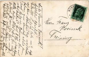 1912 Fischbachau (b. Schliersee), Bahnhof / railway station. photo (EB)