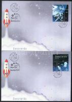 2015 Űrkutatási évfordulók, események sor 8 db FDC-n