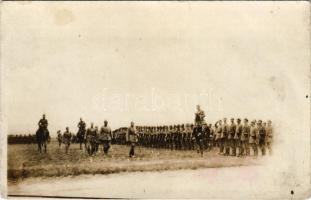 Német katonai seregszemle / WWI German military, army inspection. photo (fl)