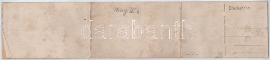 Panorama des zerschossenen Dorfes St. Marie-a-Py (Frankreich) / WWI German military, destroyed Frenc...