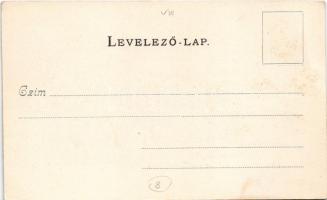 Budapest VIII. Üllői úti klinika a Mária utca sarkán, villamos. Divald Károly 110