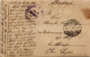 1918 Rumän. Beerdigung auf dem Wege zum Friedhof / Romanian folklore, funeral on the way to the ceme...