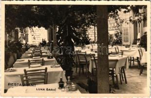 Dubrovnik, Ragusa; Restaurant Luka Saric / étterem, kerthelyiség / restaurant, garden