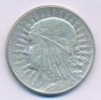 Lengyelország 1934. 5Zl Ag T:VF Poland 1934. 5 Zlotych Ag C:VF Krause Y#21