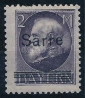 Németország Saar 1920 Mi 28 (Burger BPP és Borek vizsgálójelekkel) (Mi EUR 160.-)