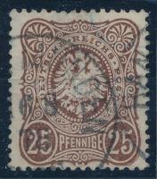 Deutsches Reich 1875 Mi 35 "Pfennige" (Jäschke BPP vizsgálójellel) ritka szín