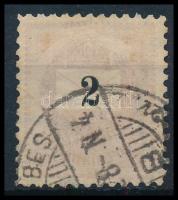 1889 2kr 11 1/2 fogazással (25.000)