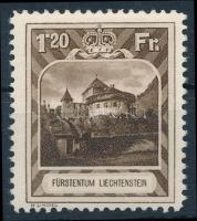 Liechtenstein 1930 Mi 105B 11 1/2 fogazással (** Mi EUR 450.-)