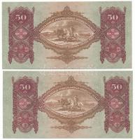 1932. 50P (2x) sorszámkövetők "D 241 091962 - D 241 091963" T:AU
Adamo P14