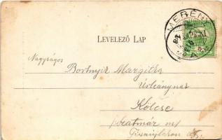 1913 Iglórosztoka, Rosztoka, Ráztoky (Szepespatak, Hnilcík); bánya. Matz Gusztáv kiadása / mine (EB)