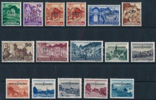 Liechtenstein 1937-1947 Hivatalos sorok Mi 20-27, 28-34 (Mi EUR 102,-)