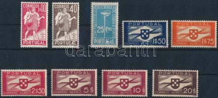 Portugália 1936-1937 Mi 591-596, 598-600 (Mi EUR 98,-)