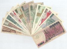 Lengyelország 1986. 50Zl + 100Zl + 200Zl + 5000Zl + 1988. 50Zl + 100Zl + 200Zl + 10.000Zl + 1989-199...