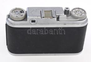 Franka Werke: Super Frankanette kamera Enná 1:2,8 / 45 objektívvel, eredeti bőr tokjában, jó állapot...