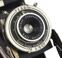 Kodak Tourist fényképezőgép, Kodak Anaston f:8,8 /100 mm objektívvel jó állapotban