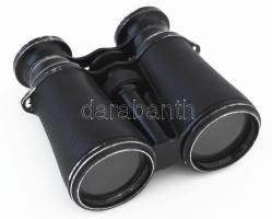 Broehm Bucuresci optikus által készített távcső, jelzett tok, jelzett távcső, ca 1880. Bőr tokkal / ...