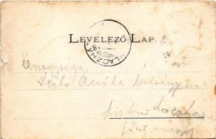 1903 Hatvan, Református templom, Katolikus kör, Izraelita templom, zsinagóga. Hoffmann M. L. kiadása...